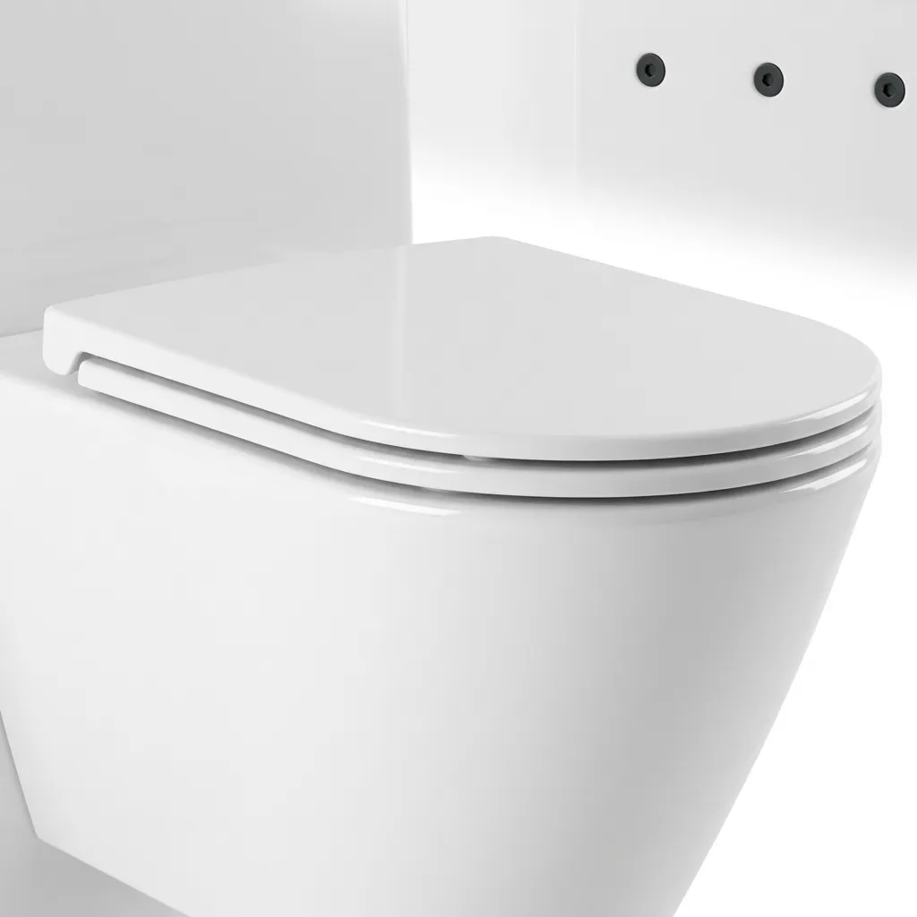 [REP-011] ASIENTO PARA EL WC-010 BLANCO BRILLANTE CAIDA LENTA