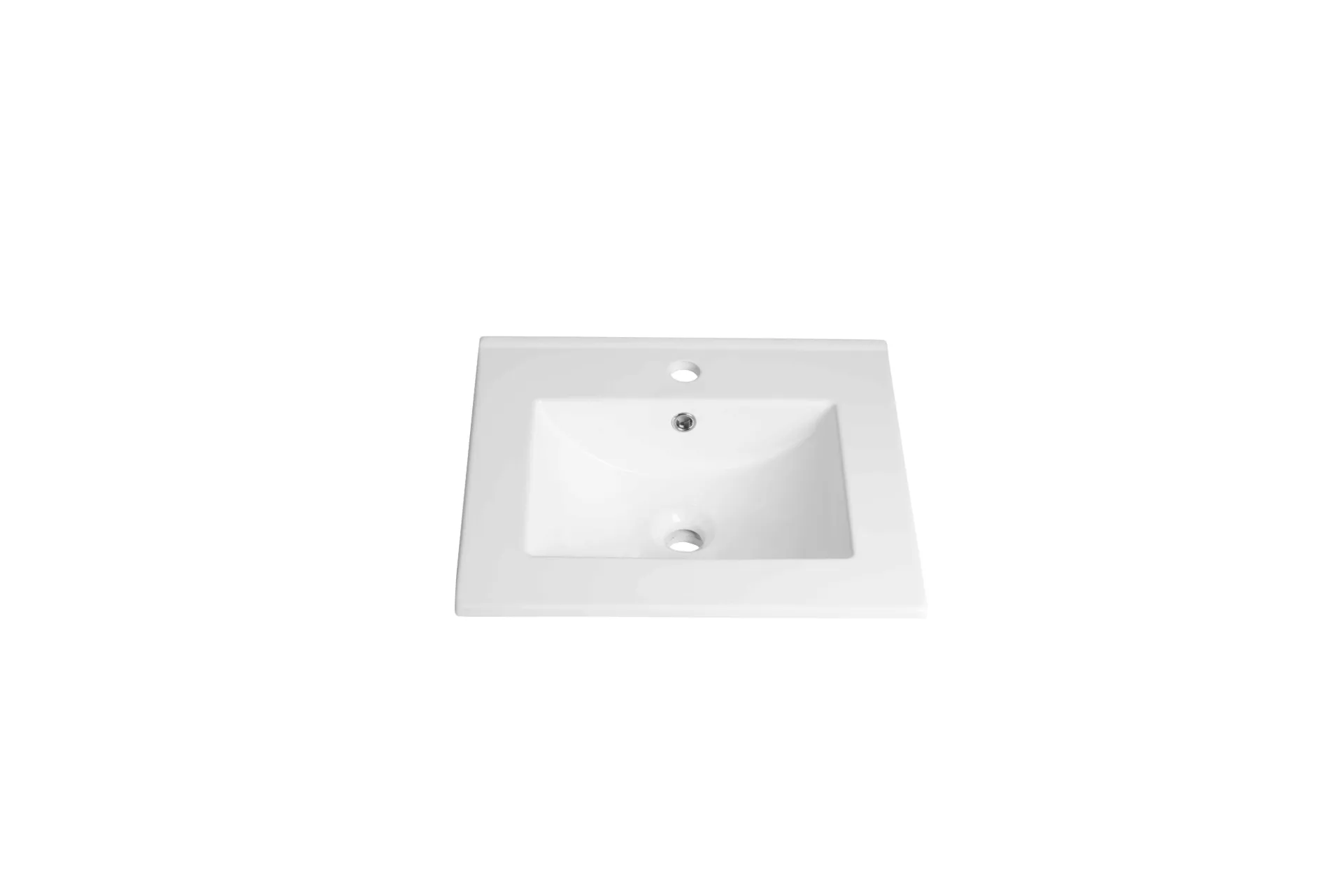 [LV-007] LAV/ DE CERAMICA PARA EMPOTRAR BLANCO BRILLANTE 50X40 CMS