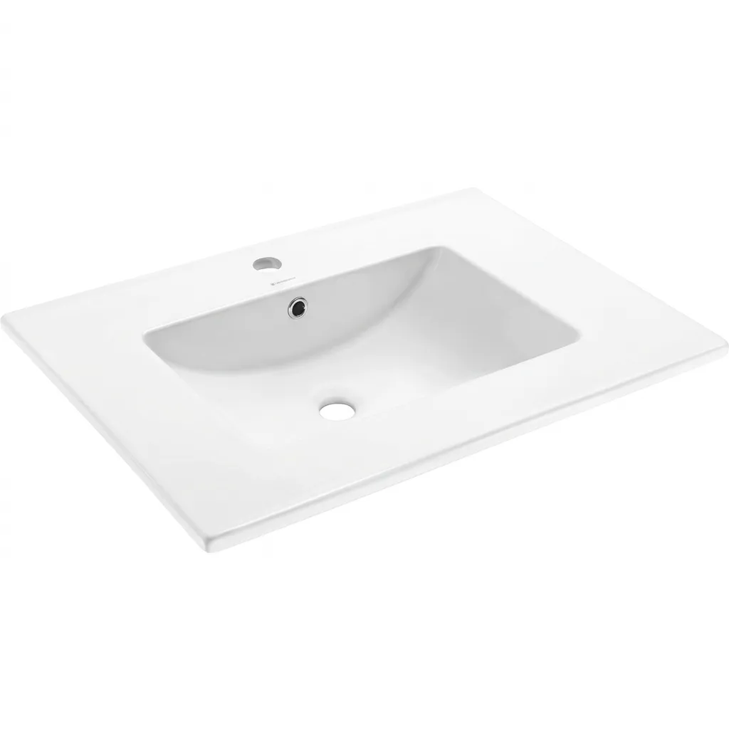 [LV-002] LAV/ DE CERAMICA PARA EMPOTRAR BLANCO BRILLANTE 81X46 CMS