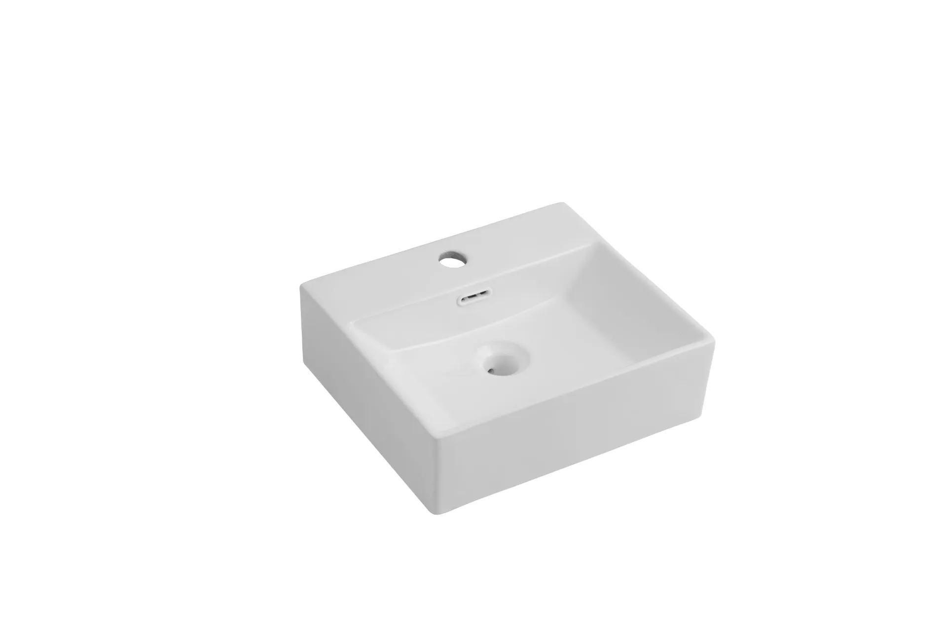 LAV/SOB RECTANGULAR BLANCO BRILLANTE 41X36X13 CMS
