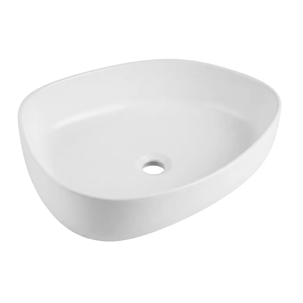 [LV-025] LAV/SOBREPONER BLANCO BRILLANTE 55X42X14 CMS