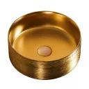 LAV/SOBREPONER GOLD  INCLUYE EMBELLECEDOR 36X36X12 CMS
