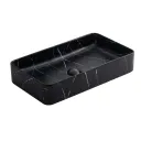 LAV/SOBREPONER NEGRO MARQUINA INCLUYE EMBELLECEDOR 50X34X11 CMS