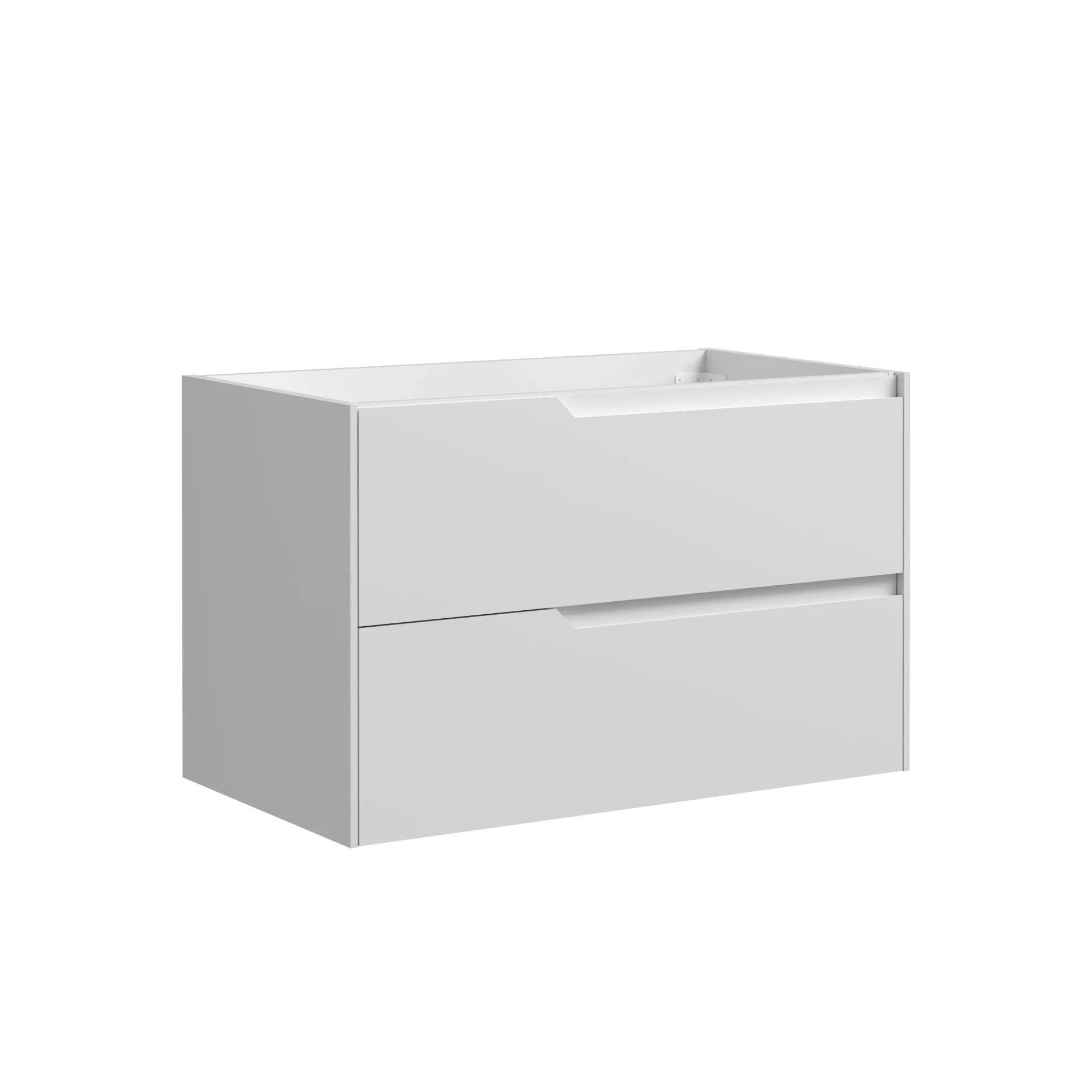 [MUSO-008] MUEBLE DE BAÑO BLANCO BRILLANTE 2 GAVETAS  79X45X50CMS ( SOLO CAJON )