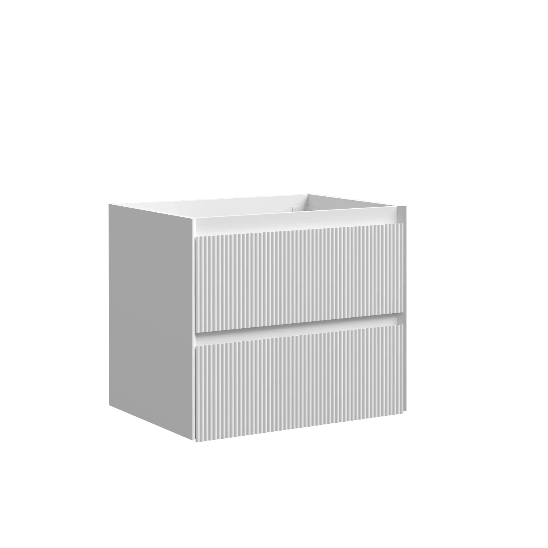 [MUSO-013] MUEBLE DE BAÑO BLANCO MATE 2 GAVETAS  59X45X50CMS ( SOLO CAJON )