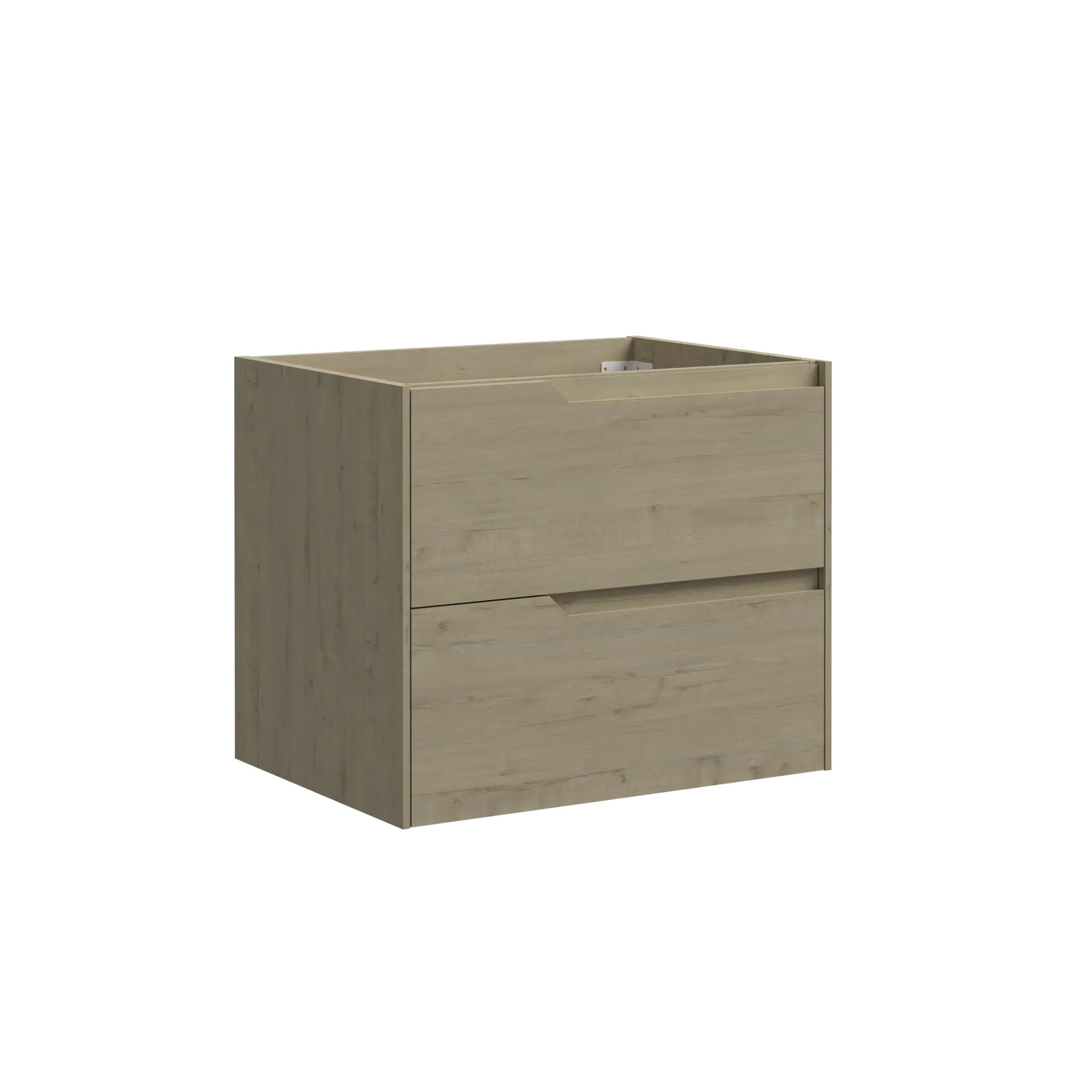 [MUSO-004] MUEBLE DE BAÑO OAK LIGHT 2 GAVETAS  59X45X50CMS ( SOLO CAJON )