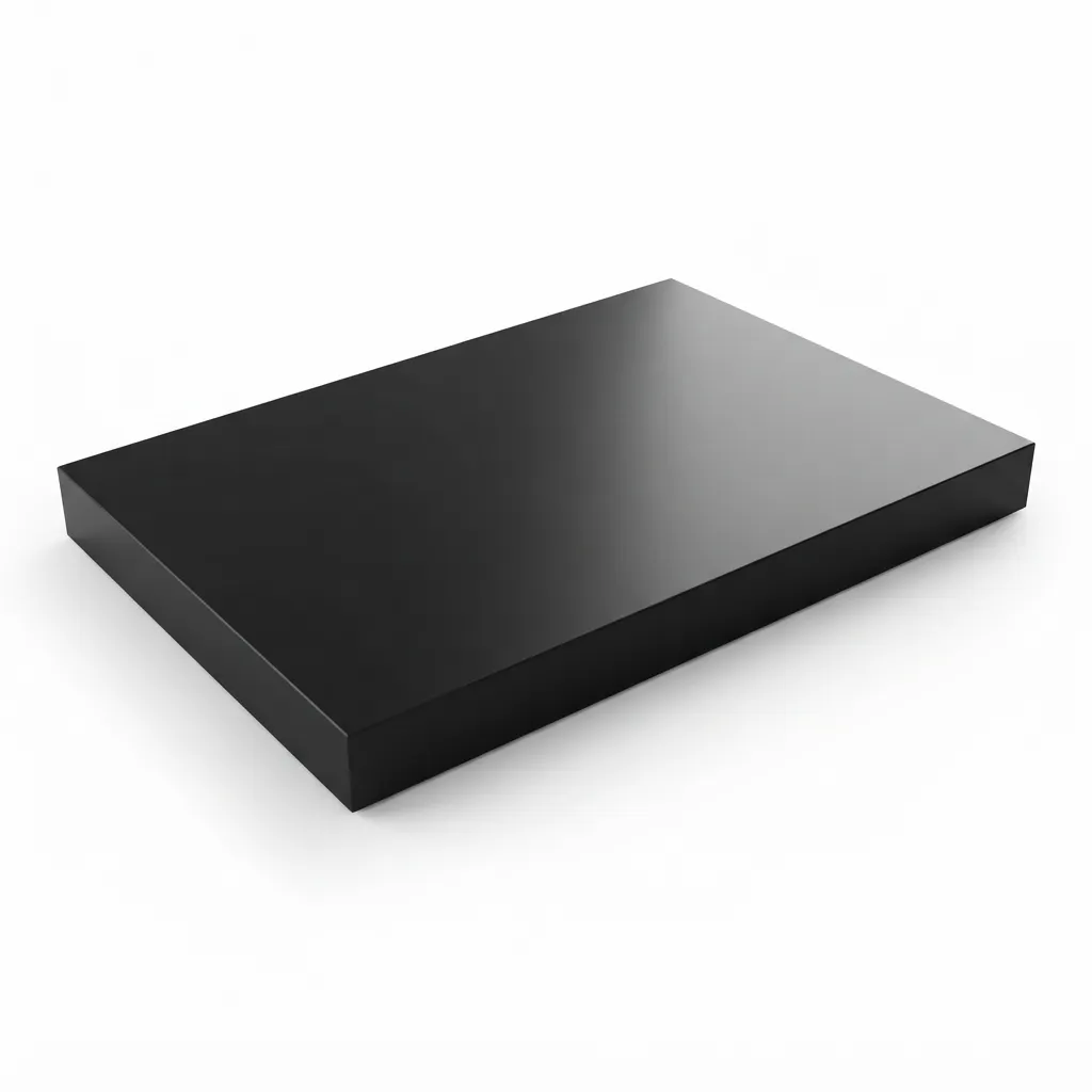 [TAMU-004] TOPE DE RESINA PARA MUEBLE NEGRO MATE 80X46X2 CMS