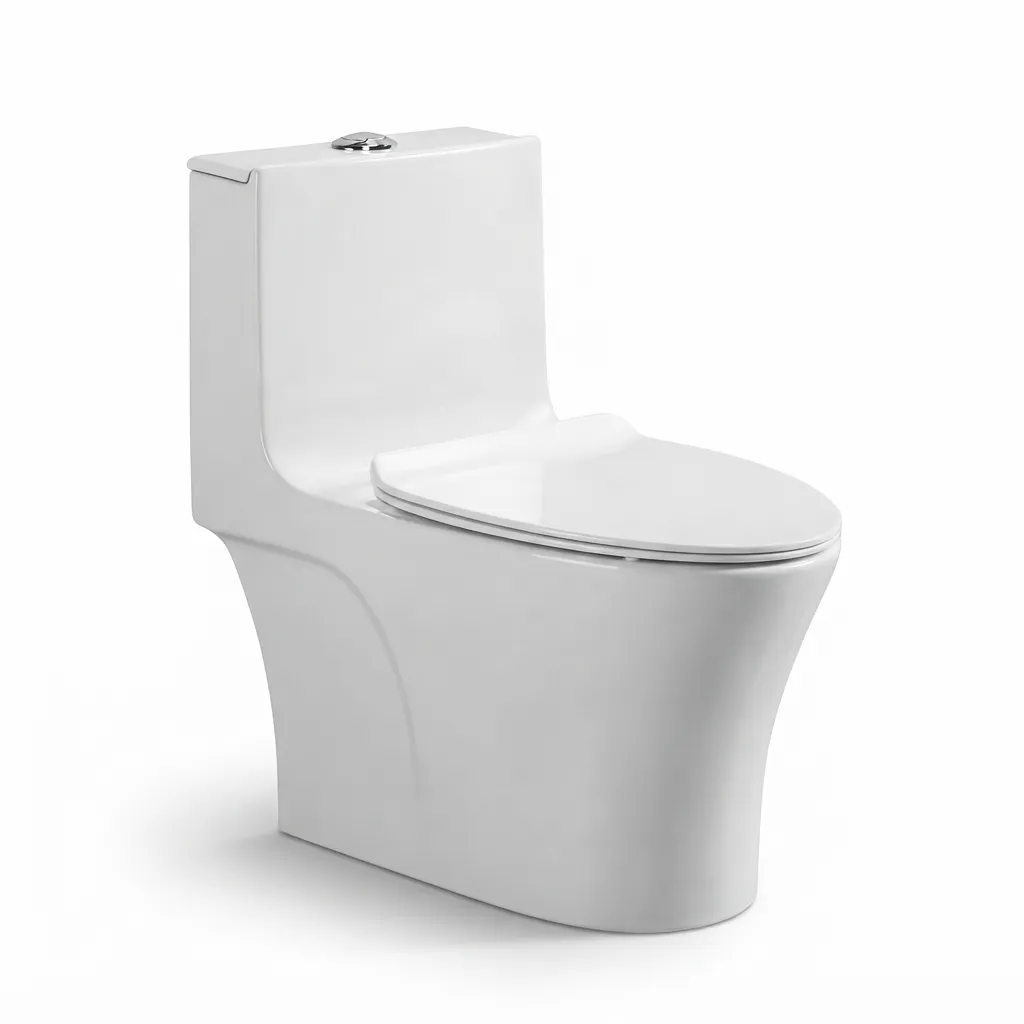[WC-002] W.C ONE PIECE BLANCO BRILLANTE