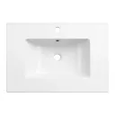 LAV/ DE CERAMICA PARA EMPOTRAR BLANCO BRILLANTE 71X46 CMS