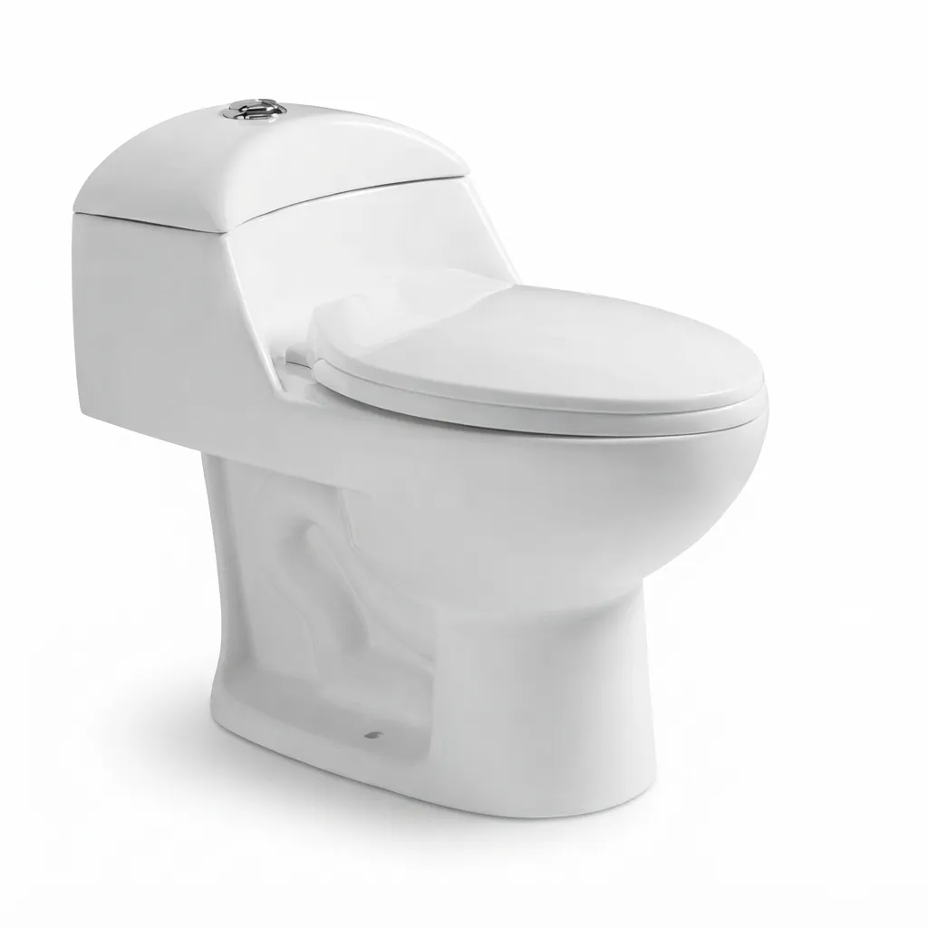 [WC-001] W.C ONE PIECE  BLANCO BRILLANTE
