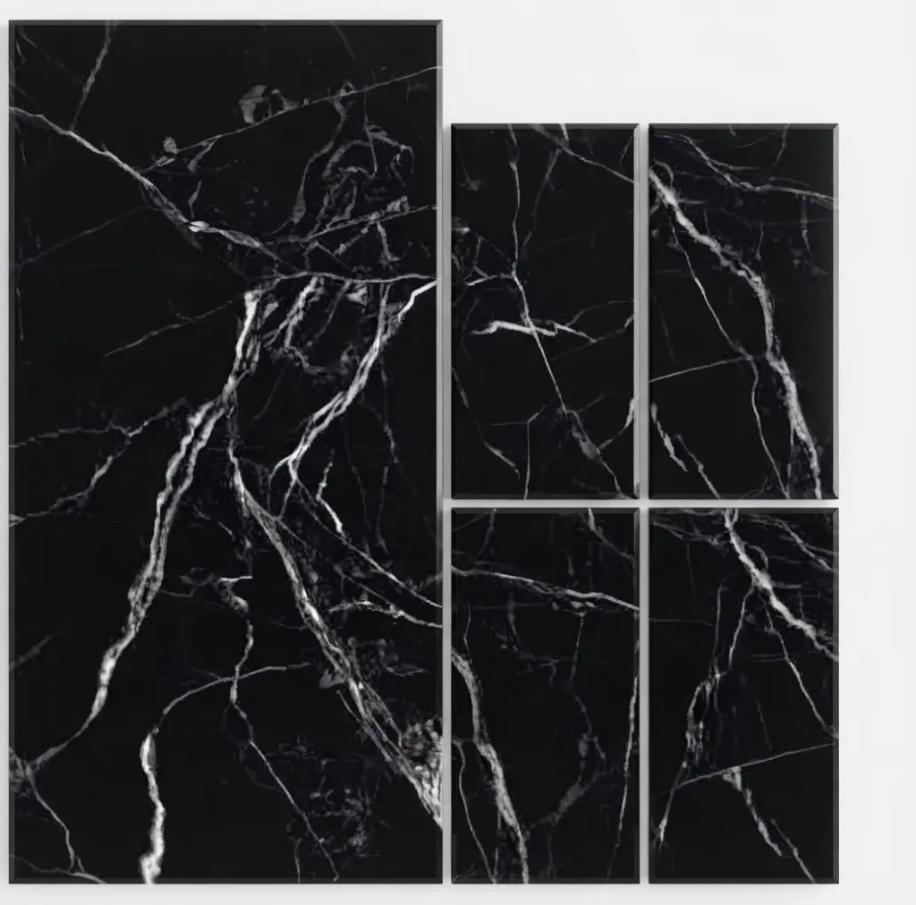 [PORC-014] PORC/ FLORIDO BLACK SUPER BRILLO 60X120 (1.44 MTS)